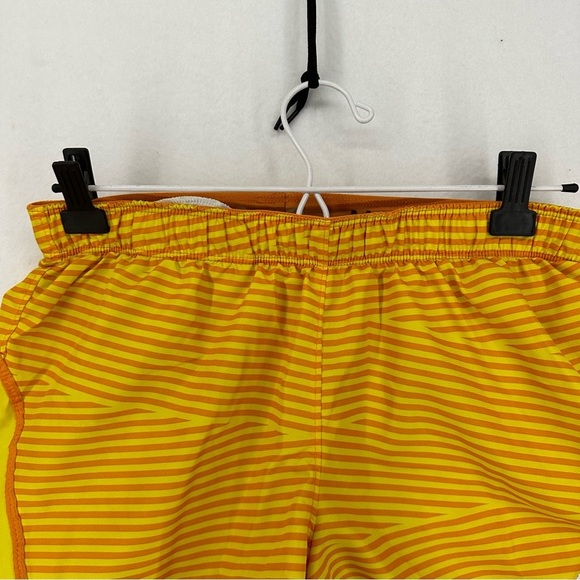 Champion Striped Atheltic Shorts Vintage Woman’s Petite Small Yellow - Picture 2 of 11